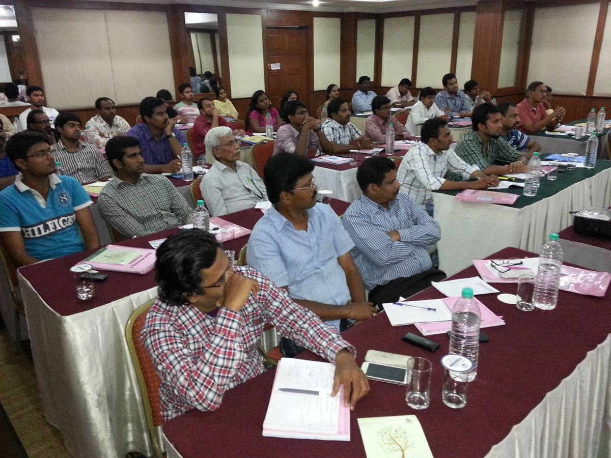 Participants in a classroom session